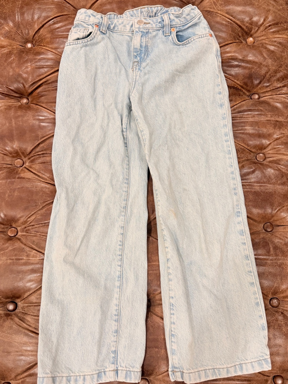 Cat & Jack Light Blue Kids Wide-Leg Jeans